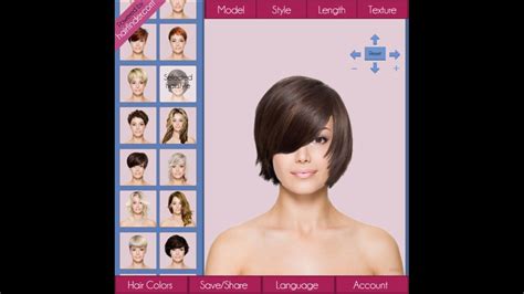 The online hairstyle service provides haircut simulator , hairstyle generator , visual designer to create a new look for a woman or a man. Hair Simulation | Free app