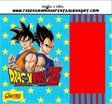 Super android 13, known in japan as extreme battle! Dragon Ball Z: Free Printable Candy Bar Labels. | Candy bar, Dragon ball