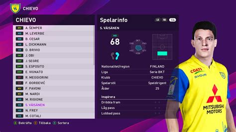 Sauli väisänen (born 5 june 1994) is a finnish football defender who plays for italian club crotone in serie b, on loan from spal1 and represents the. PES 2020 Faces Sauli Väisänen by Random Facemaker ...