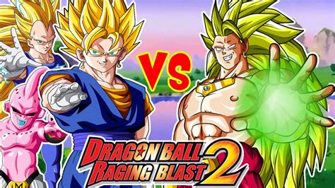 Raging blast 2 broly ssj3. Dragon Ball Raging Blast 2 : Vegetto VS Broly SSJ3 Y ...
