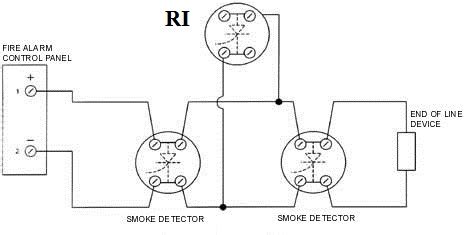 It is not a simple loop of single conductor wire as shown above. Arindam Bhadra Fire Safety : Install End of Line Resistance