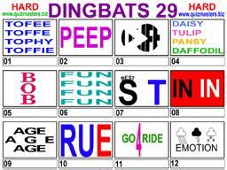 Dear all, the topic dingbats between lines level 1 provides the answers of the game dingbats, read between the line developped by assuited.net. Dingbats | Dingbats, Picture puzzles brain teasers, Logic ...