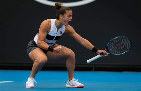 Her mother, angeliki, is a former professional tennis player who competed on the wta tour from greece. Maria Sakkari - Australian Open 01/16/2019 • CelebMafia