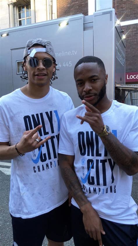 Man city's leroy sane shows off back tattoo of himself. Leroy Sané Updates — Leroy Sané and Raheem Sterling via ...