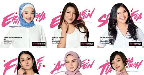 Pemenang utama dewi remaja 2018/2019. 20 Finalis Pencarian Dewi Remaja 2018/2019 - Personakan ...
