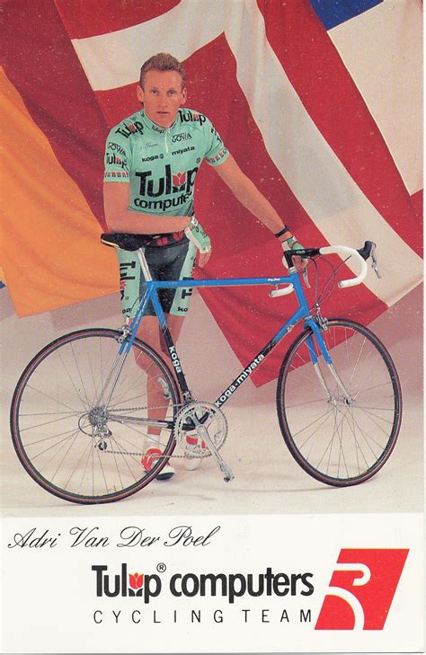 Adrie van der poel is a retired dutch cyclist. Adrie van der Poel - 1991 - Tulip Computers - Nederland ...