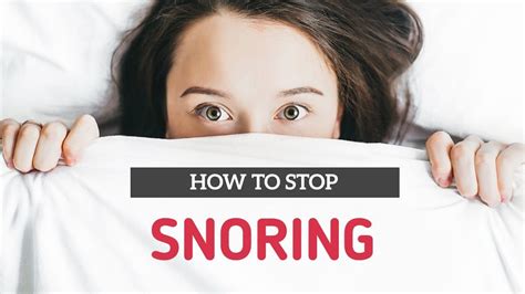 To stop snoring, we need to open up and increase the airflow in the upper respiratory system. How To Stop Snoring | How To Stop Snoring Immediately ...