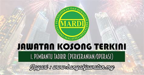 Mardi atau nama penuhnya institut penyelidikan dan kemajuan pertanian malaysia ditubuhkan pada 28 oktober 1969 dengan bertujuan untuk menjana & mempromosi teknologi baru yang wajar dan efisyen untuk kemajuan bersama dalam industri makanan, pertanian dan juga industri asas tani. Jawatan Kosong di Institut Penyelidikan Dan Kemajuan ...