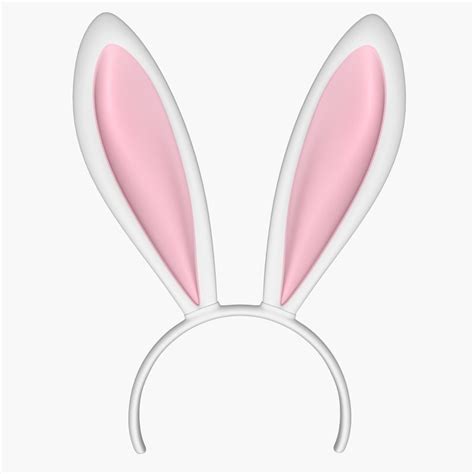 A cute black polka dot bunny mask with tall ears that will make you look mysterious and sexy! Bunny Ears 3d model