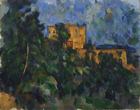 He rented a small room in the house from 1897. Fotomural de Paul Cézanne. Château Noir