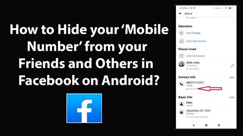 You should see it at the. How to Hide your Mobile Number from your Friends and ...