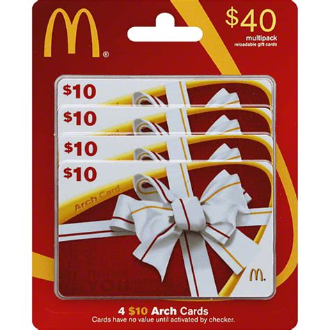 The higher discount you provide, the faster your gift card will sell. McDonalds Gift Cards, $40, Multipack | Shop | D'Agostino