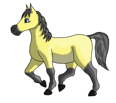 Animated mare and her colt going for a little trot. Cartoon Drawings Horses - Cliparts.co