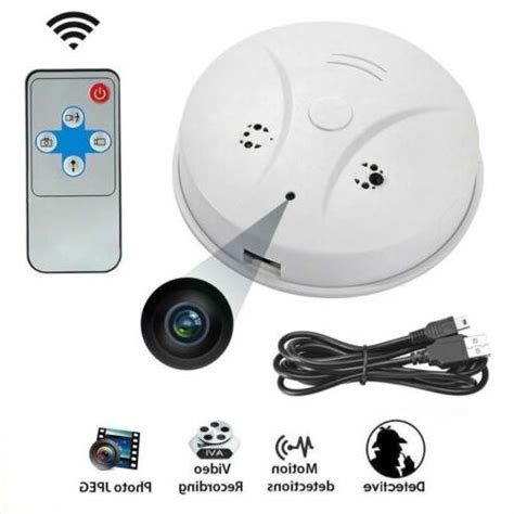 If you are looking for a spy camera that perfectly disguises as a smoke detector, zxwddp hd 1080p wifi smoke detector camera is one of the best choices that you can have. SPY Camera Hidden Smoke Detector Motion Detection Nanny