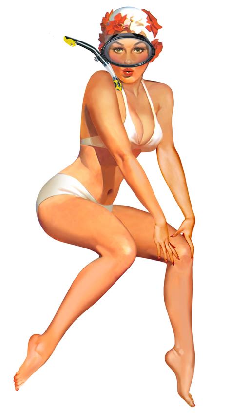 Pin up and cartoon girls art | vintage and modern artworks. Alternative Fitspiration: Sporty Pin Up Girls