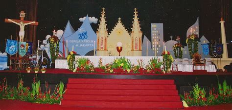 Melayani bunga altar untuk : Dekorasi Natal Altar Gereja | Kumpulan Dekorasi Terlengkap