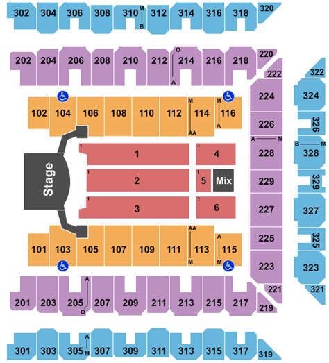 The outfield consists mainly of bleacher seats which can fit more people closer to each other. Royal Farms Arena Seating Chart & Maps - Baltimore