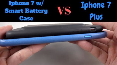 Width height thickness weight write a review. Iphone 7 With Smart Battery Case vs 7 Plus Battery Life ...