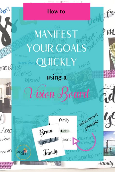 Some steps and tips might suitable for you, and some might not. How to Create A Powerful Vision Board | Creating a vision ...