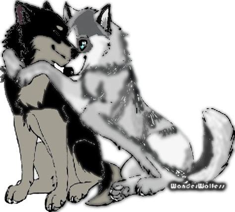 I just like this cartoon which was used in the movie the mask with jim carrey. cartoon wolves mating - Google Search | animals ...