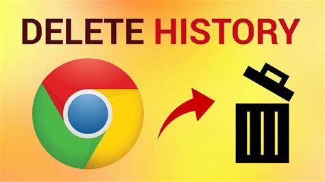 There's a button on the history page that you need to press multiple times to remove it all. How to delete Google Chrome history - YouTube