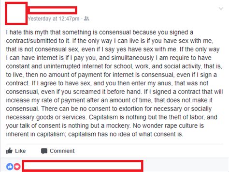 First of all you are correct to point out that there are fewer fishing opportunities under this revised protocol. Paying for Internet = Capitalist rape? : TumblrInAction