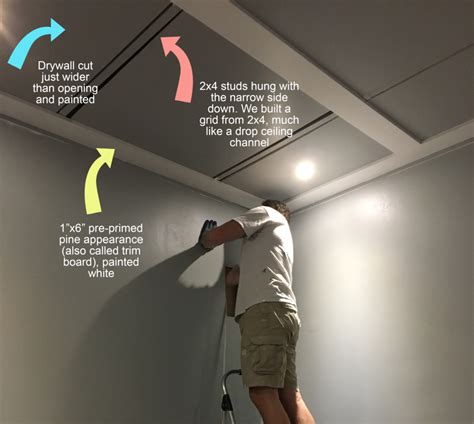 Suspended ceilings are also sometimes known as acoustical ceilings because they have the ability to muffle noises down by up to 50%. Basement Office Reveal! • Renovation Semi-Pros