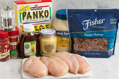 Hundreds of delicious recipes, paired with simple sides, that can be on your table in 45 minutes or less. Honey Mustard Pecan-Crusted Chicken - Cooking Classy