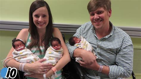 He needs them more than i do. White Parents Give Birth To Black Triplets - YouTube