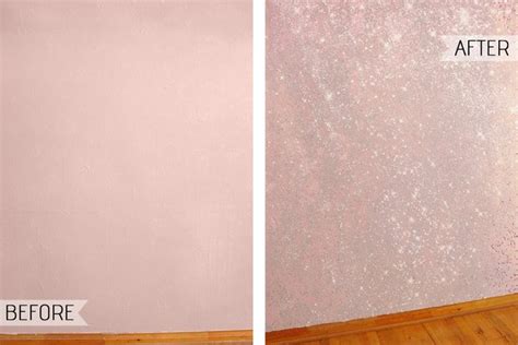 Add instant sparkle to any room with shimmering glitter paint. How to Create a Show-Stopping Accent Wall With Sparkly ...