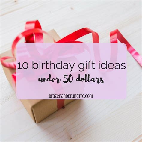 Birthday gifts for her under $50. 10 Birthday Gifts Under $50 ~ Brazen and Brunette ⚖ law ...