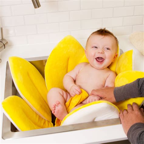 White babies baby bath tub lattsam plastic infant kids children. Flower Baby Tub For Sink Baths - Unicun