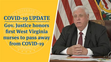 Request a meeting with the governor. COVID-19 UPDATE: Gov. Justice honors first West Virginia ...