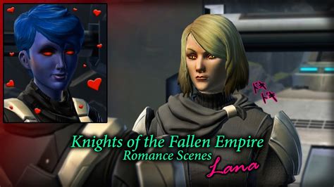 We did not find results for: SWTOR: Knights of the Fallen Empire - Romance Scenes: Lana - YouTube