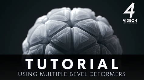 Using multiple bevel deformers - CINEMA 4D TUTORIAL | Cinema 4d tutorial, C4d tutorials, Cinema 4d
