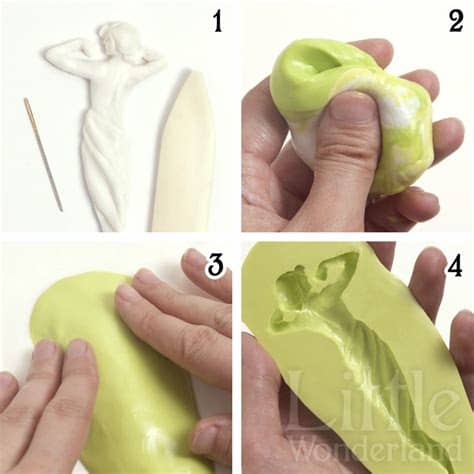 Como utilizar moldes de silicona. Cómo hacer un molde de silicona / How to make a silicone ...