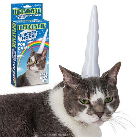 Cats can get heartworm too, and it can be just as serious when they do. Inflatable Unicorn Horn for Cats - Turn Your Cat into a ...