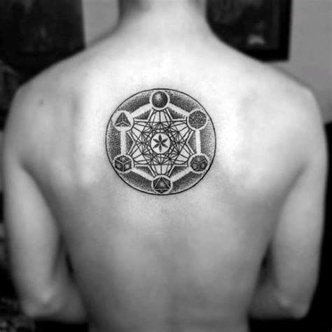 A tumblog that only tastes expensive. 40 Geometric Back Tattoos For Men - Dimensional Ink Ideas