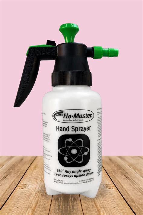 Spray nozzle difficulties can result in a number of more serious issues such as spray drift, over application and distorted spray patterns. RL Flo-Master 360-Degree Any Angle Sprayer, 1.1 quart ...