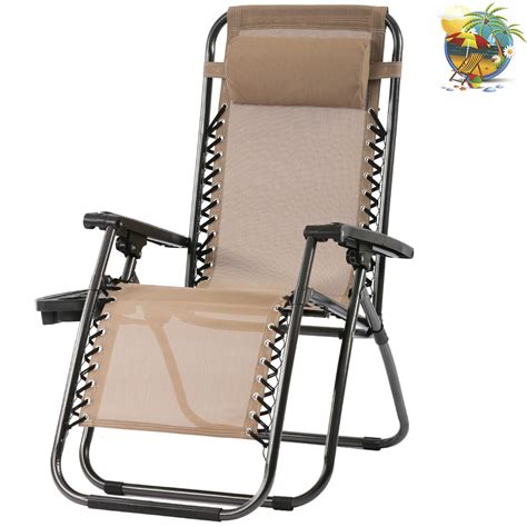 Malia brown metal frame hanging zero gravity chair (s) with weather resistant fabric cushioned seat. Zero Gravity Chair Lounge Recliner Outdoor Beach Patio