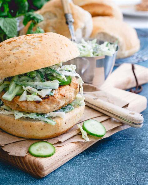 Burgers are a popular picnic and summer treat, but they can get boring after a while. Indian Chicken Burgers - Chicken Burger Recipe with Indian ...