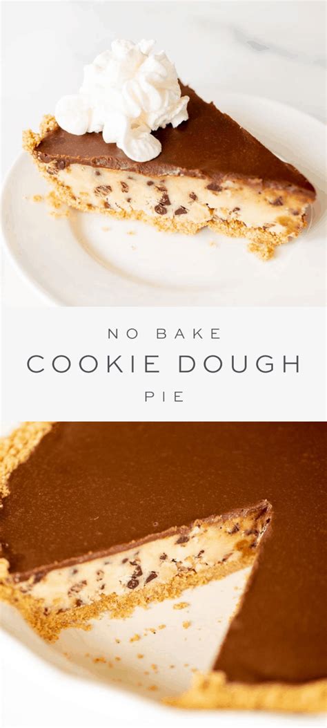 Ingredients for homemade pie crust. Easy No Bake Cookie Dough Pie Recipe | Julie Blanner