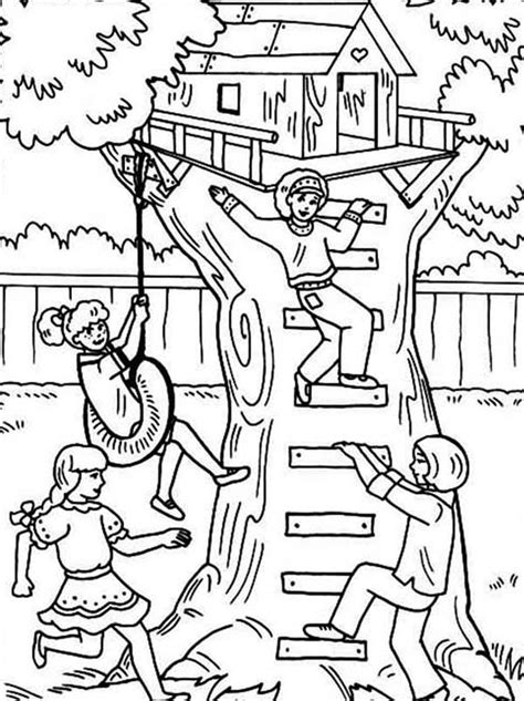 Coloring pages are a fun way for kids of all ages to develop creativity, focus, motor skills and color recognition. Treehouse Coloring Pages - Best Coloring Pages For Kids