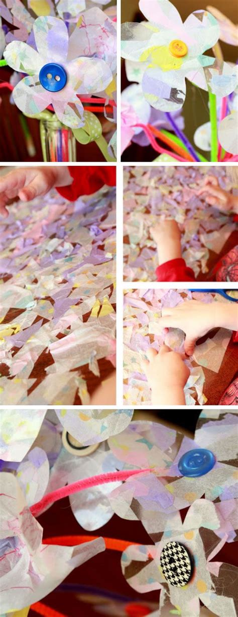 They are such a neat gift and easy to make. Tissue Paper Flowers | Last Minute Mothers Day Gift Ideas ...