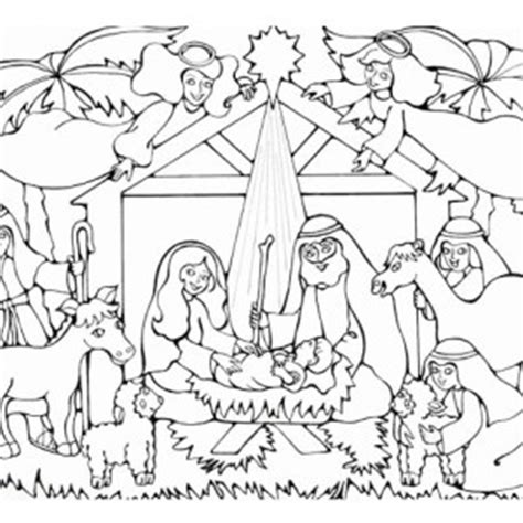 Cut each page in the middle along the black line. Jesus Is Born Coloring Page at GetColorings.com | Free ...