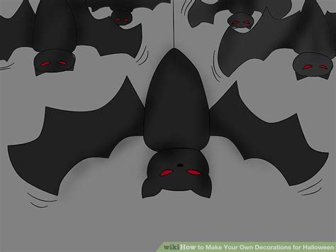 Why not turn your home into a bat cave? 8 Ways to Make Your Own Decorations for Halloween - wikiHow