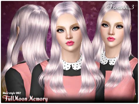 Each hairstyle vcd having 55min. TsminhSims' Tsminh_3 Hairstyle 002 - FullMoon Memory