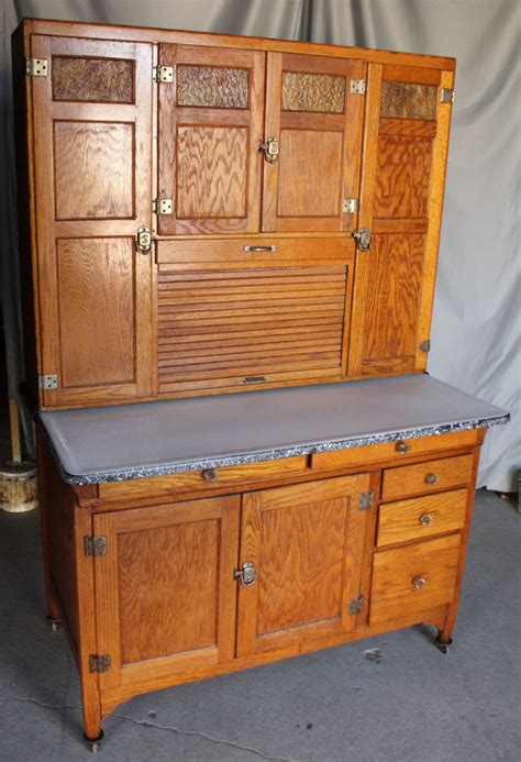 Because of its newness, manufacturers typically still only have a few styles of stock bamboo cabinetry. Bargain John's Antiques | Antique "Sellers" Oak Kitchen ...