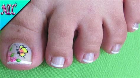 Desde diseños para uñas largas para combinar con diferentes colores. DECORACIÓN DE UÑAS MARIPOSA Y ROSAS PARA PIES - BUTTERFLY NAIL ART - ROS... (con imágenes ...