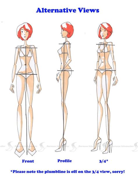 I want to look similar to this since i do have thighs and boobs! how to draw a body 3/4 view - Google Search | Fashion ...